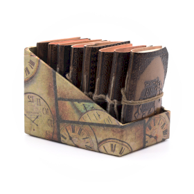 8x Esoterisch Leren Notitieboekje – Klein Assorti (4×3