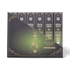 12x Aventurijn Crystal Geuren Smudge Wierook - Chocolade