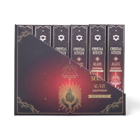 12x Rode Agaat Crystal Geuren Smudge Wierook - Safraan