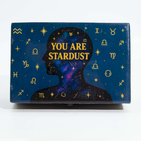 Middelgrote Geëmailleerde Doos – You Are Stardust
