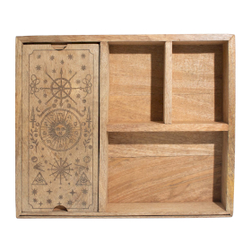 Tarotdoos Met Vier Vakken En Kaarthouder