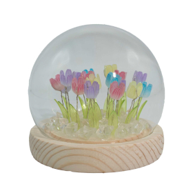 Floral Glow Tuinkoepel – 20 Mix Tulpen – LED USB
