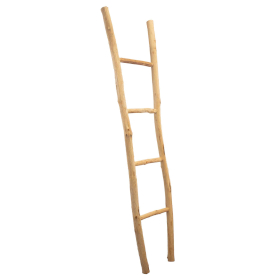 Grote Kemu Houten Ladder – 1,5 M – Naturel – Japanse Stijl