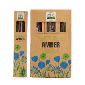 12x Natuurlijke Botanische Masala Wierook – Amber