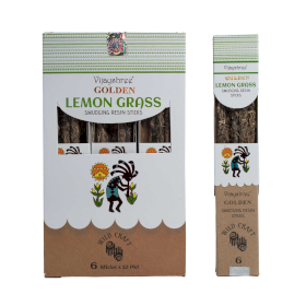 12x 30g Gouden Citroengras Smudging Harssticks (6 stuks)