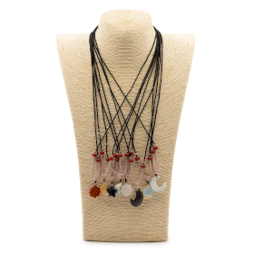 8x Coole Edelsteen Hangers - Hemelse Collectie (assorti)