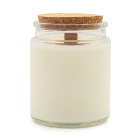 6x Ongelabelde Woodwick Sojakaars - Bladeren en Linnen