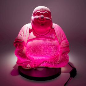 Lachende Boeddha Lamp Dragonfruit - Ronde Standaard