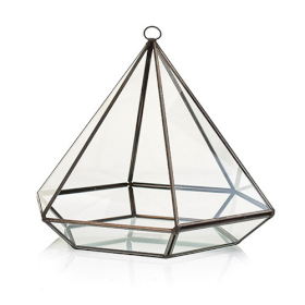 Glazen Terrarium - Grote Diamant