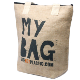 4x Jute Tas - My Bag - (4x Mixed Ontwerp)