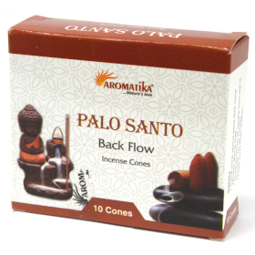 12x Aromatica Backflow Wierookkegels - Palo Santo