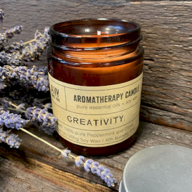 Aromatherapie Sojawas Kaarsen in Glazen Pot- Creatief - 200gr
