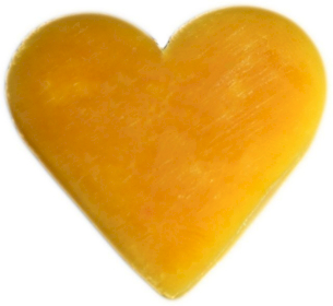 100x Hartvormige Gasten Zeep - Sinaasappel & Gember