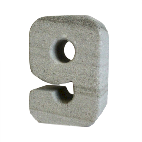 3x Nr.9 Granieten Kandelaar
