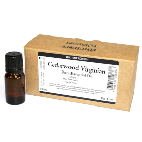 10x Etherische Olie merkloos zonder etiket - Cederhout Virginia - 10ml