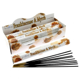 6x Stamford Premium Wierook Stokjes - Frankincense & Mirre