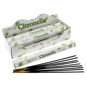 6x Stamford Premium Wierook Stokjes - Display Box - Citronella