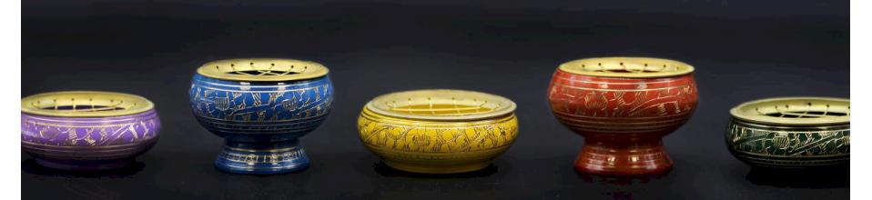 Chakra Houtskool Wierookpot