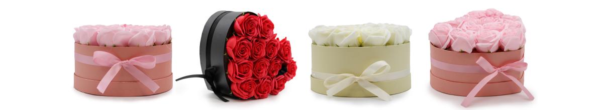 Zeep Bloemen Cadeau Set