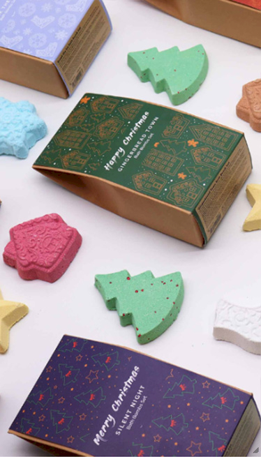 Groothandel Kerst Thema Badbruisballen Cadeauset