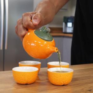 Kruidige Oranje Theeset