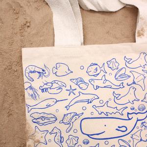 Grote Katoenen Boodschappentas – 38x42cm – Zeeleven – 10oz