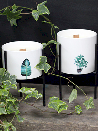 Botanische Houten Lont Sojakaarsen